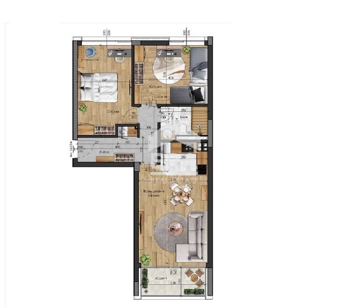 Продава се Тристаен апартамент в Варна, Възраждане 2 - 90 кв.м за 1867 €/кв.м - Снимка #3