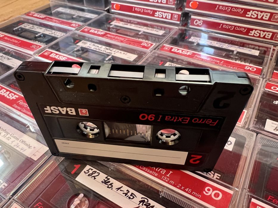 Casete JVC FI-S, JVC FI-S0 si BASF Ferro Extra I 90