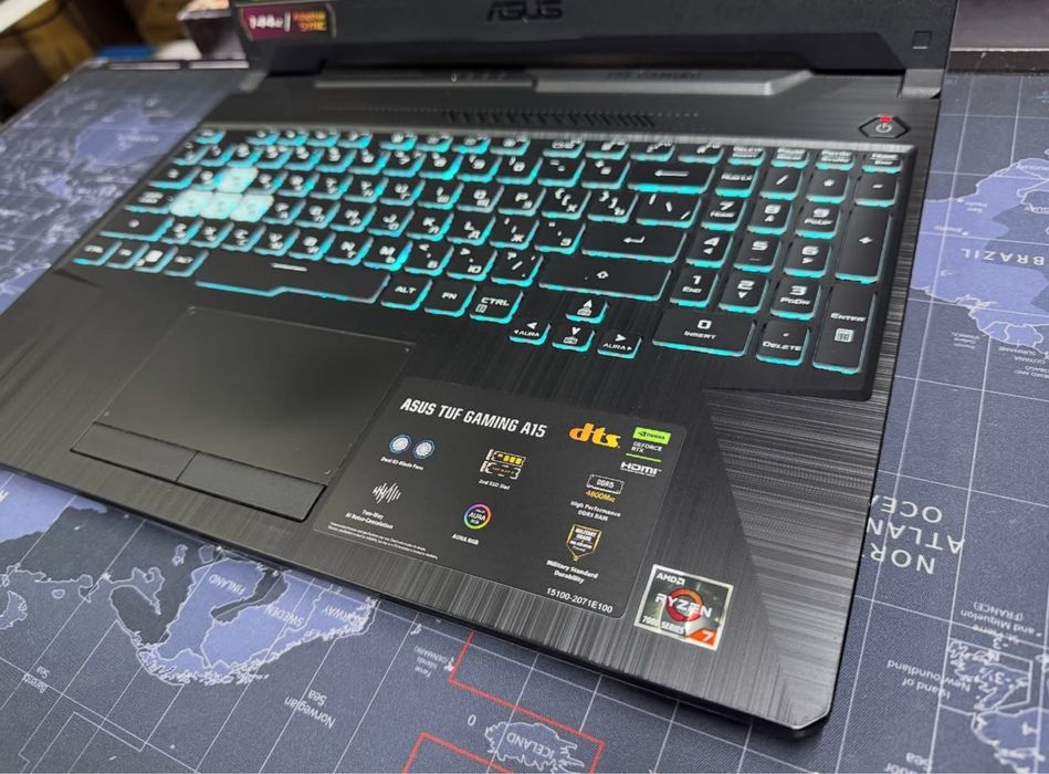 Игровой Asus TUF Gaming 15 - Ryzen 7-7/16Gb/512Gb/RTX3050