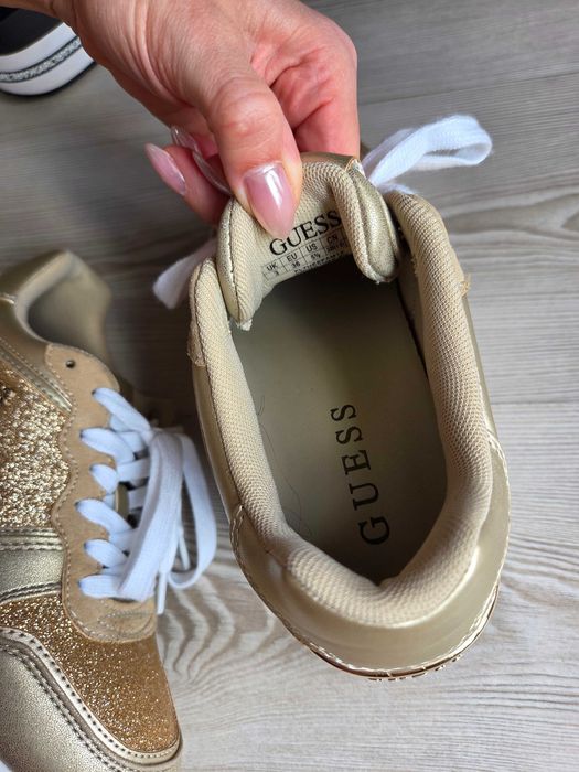 Сникърси Маратонки Guess , златист, 36
