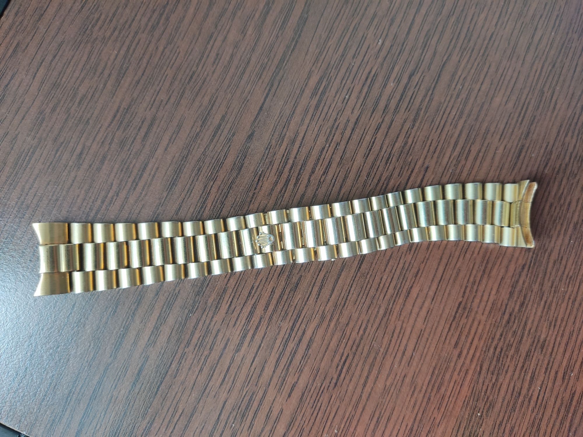 Brățară de ceas Rolex suflată cu aur