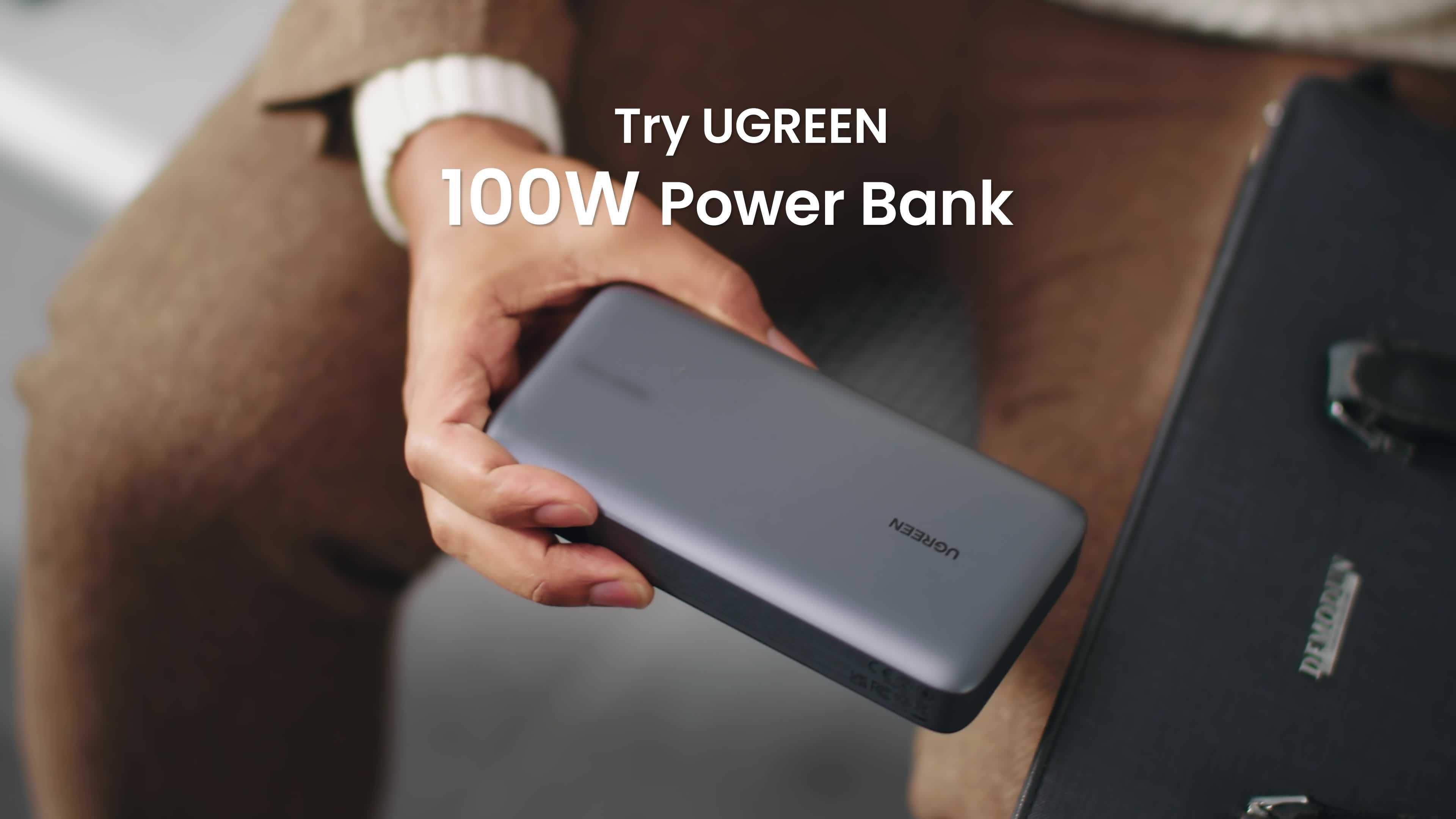 Ugreen PB720 Nexode 100W Power Bank 20000mAh For Macbook iPad iPhone16