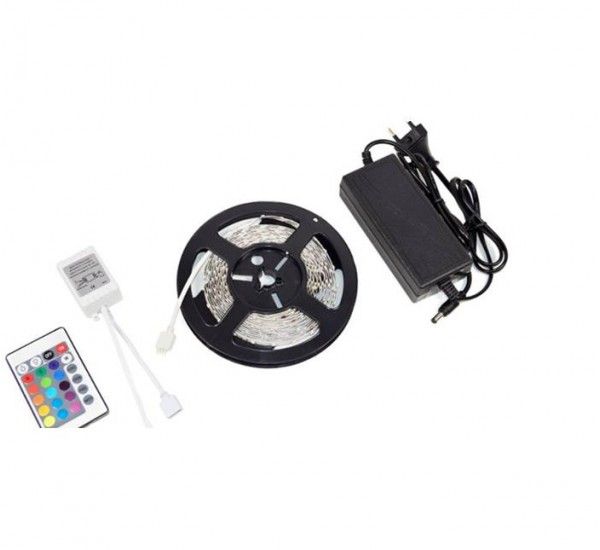 Мощна LED Светодиодна Лента Комплект RGB 12V 14,4W