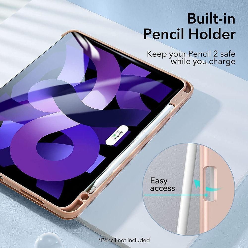 Калъф esr reboun pencil за ipad ipad air 4 2020 / 5 2022 rose gold