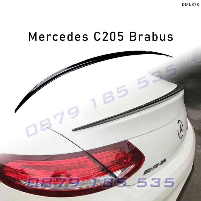 Тунинг лип спойлер багажник Mercedes C W205 C63 Coupe Brabus мерцедес