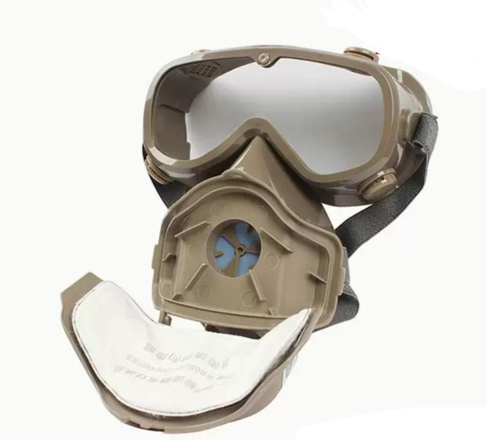 Полнолицевой респиратор с очками защита от пыли