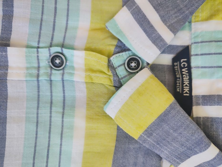 Детска риза с къс ръкав 134 LC WAIKIKI