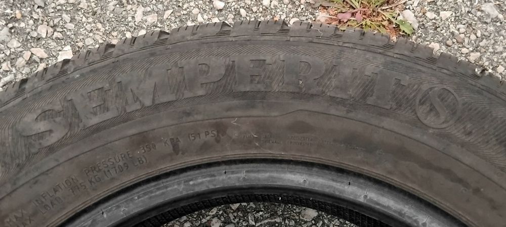 Гуми 215 60 16 Семперит Semperit 4 броя+. Нов внос. Като нови!