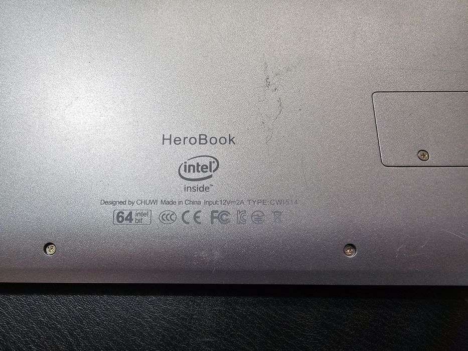 Laptop tester Chuwi HeroBook 14"