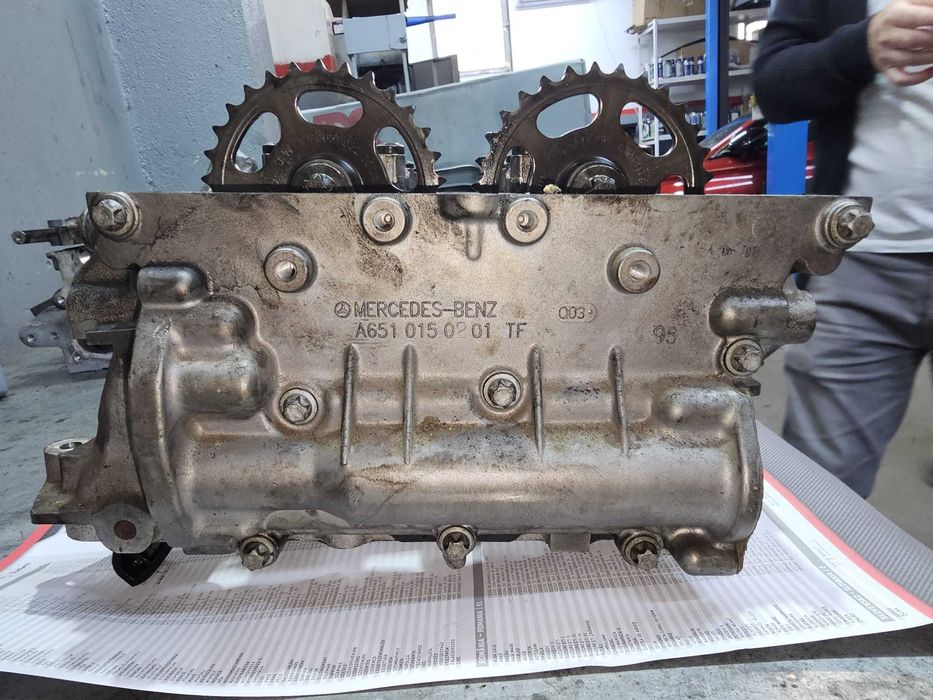 Chiulasa cod R 651 018 02 01 , inclusiv axe,  Mercedes-Benz, 2.2 CDI