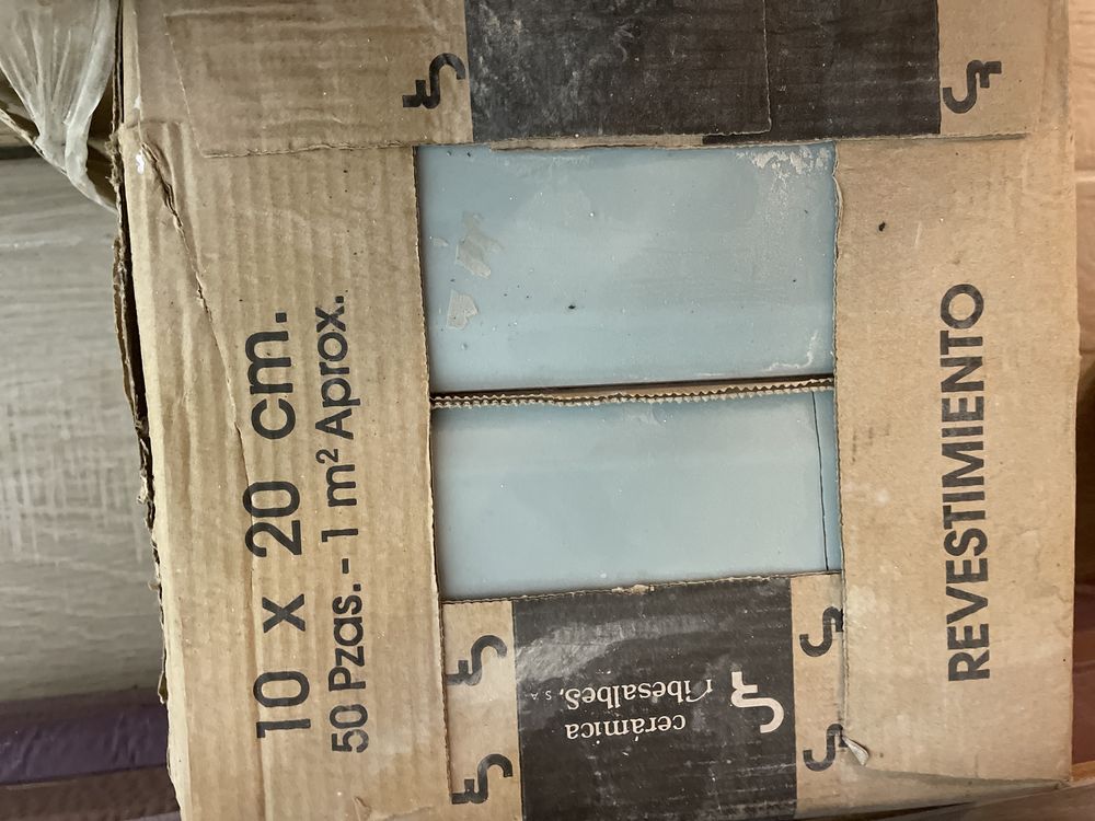Faianța 10x20 Bisel Aqua Brillo - 3 cutii