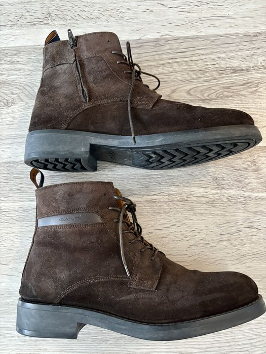 Ghete piele intoarsa Gant, marimea 44