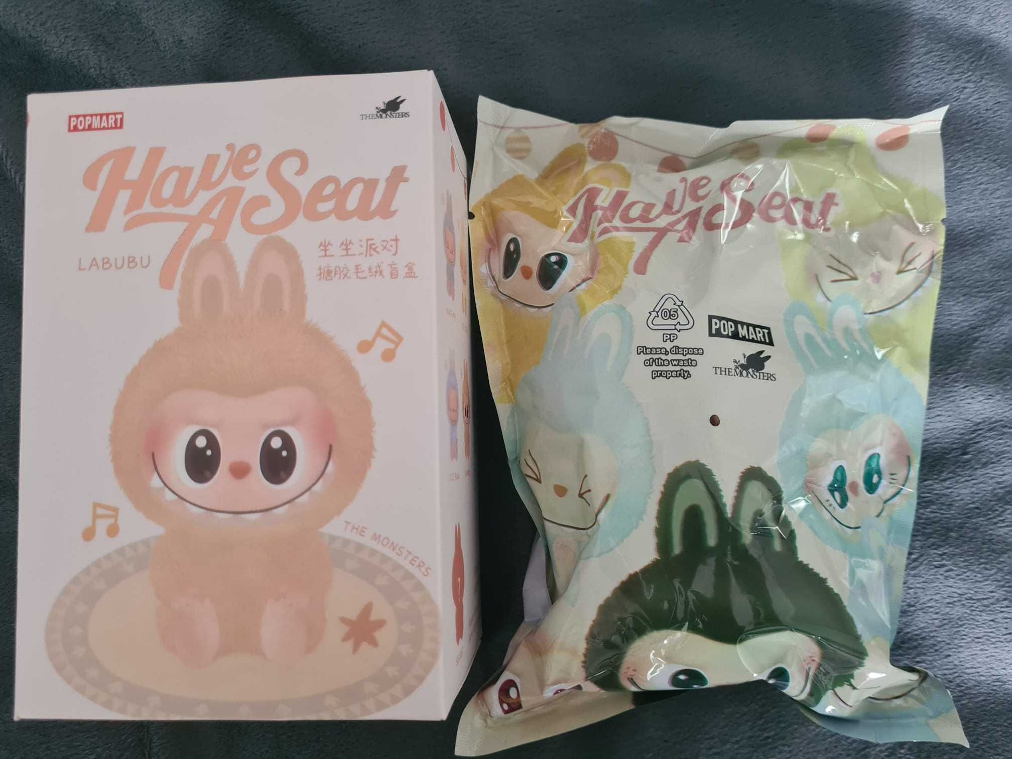 Set 2 X Jucarie plus Labubu HAVE A SEAT + BIG INTO ENERGY