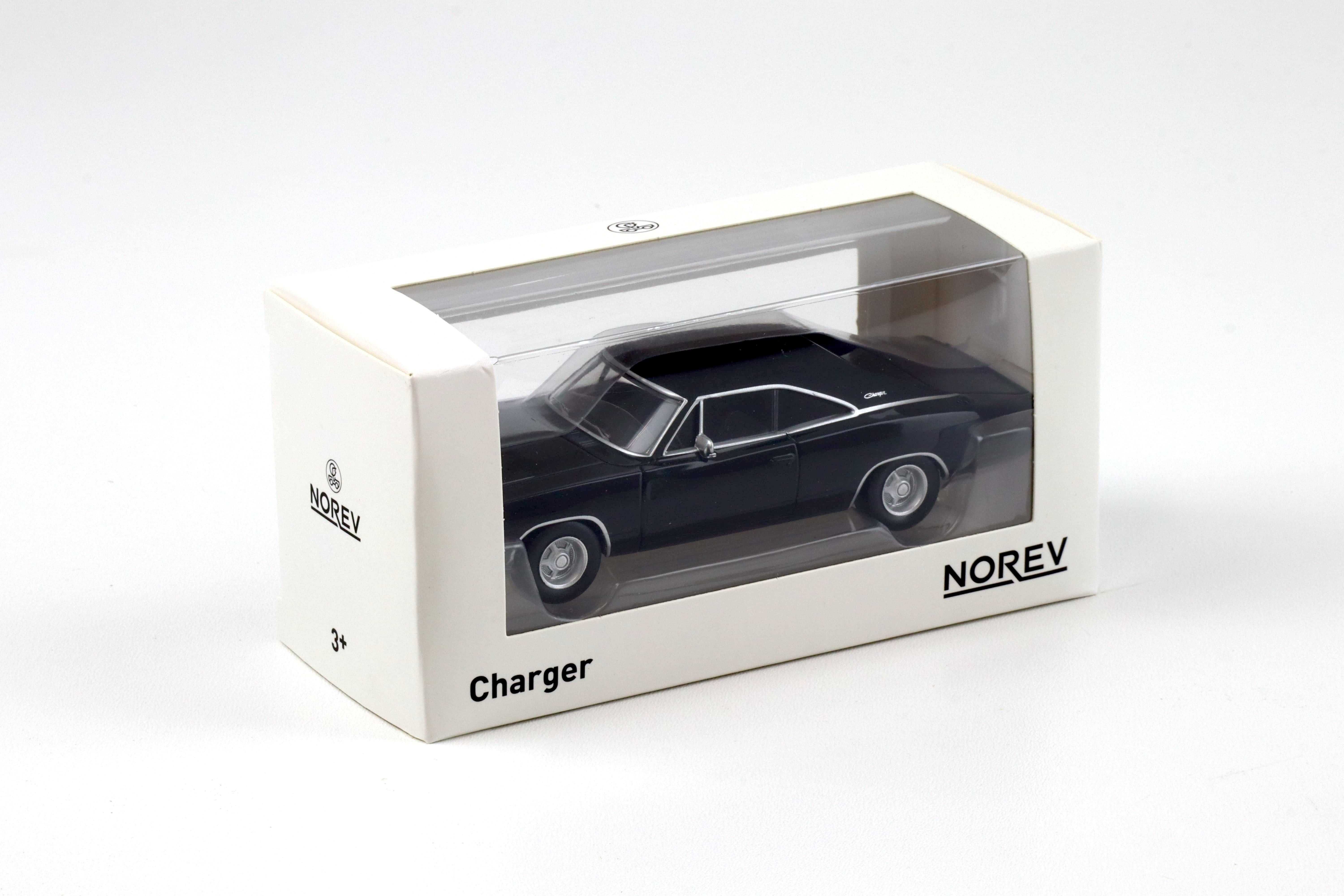 Fast & furious - 1968 Dodge Charger Black Jet-car 1:43 Norev