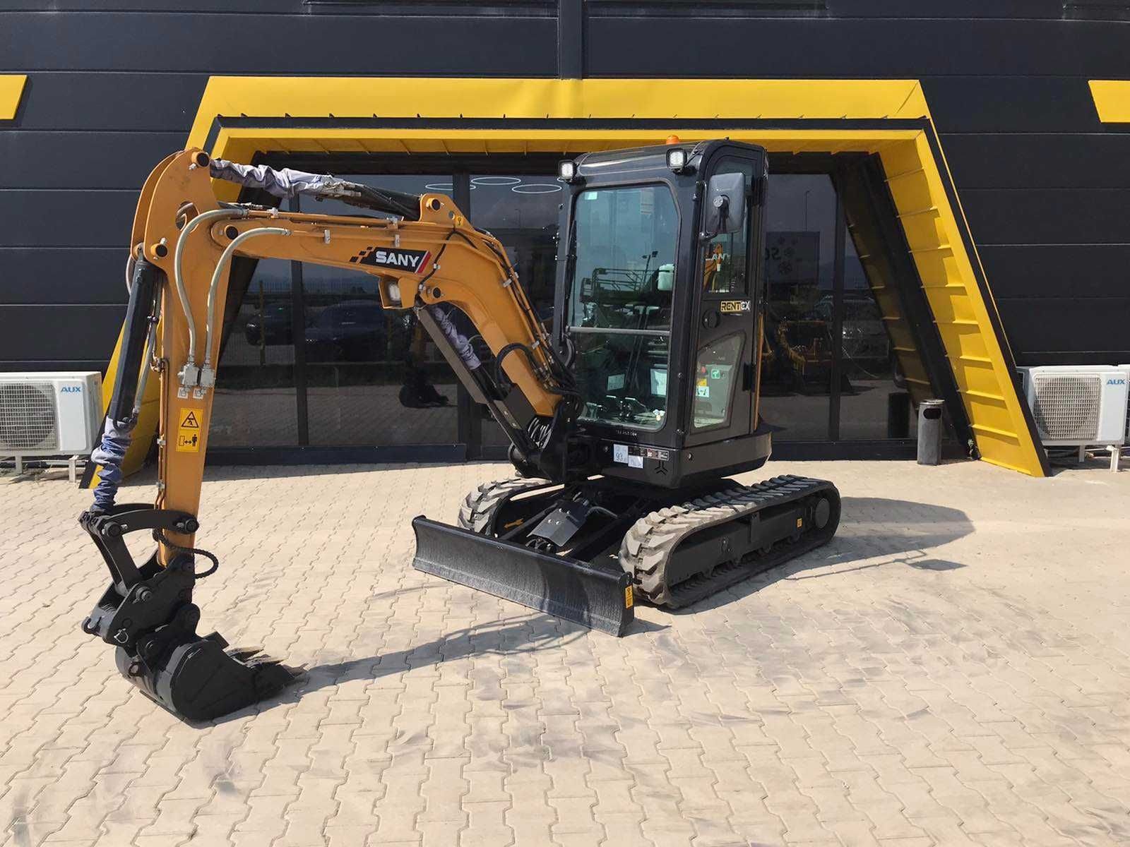 Мини багер Sany SY26 2700кг ПОД НАЕМ от Рентекс