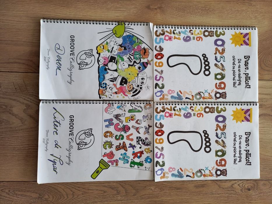 Groove calligraphy 8 caiete fara stilou magic