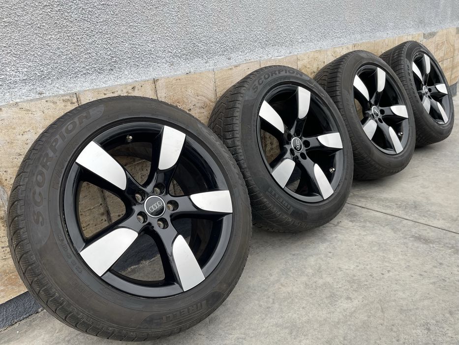 Jante Roți 19 Audi Q5 FY Anvelope iarna 235 55 R19 M+S originale 5X112