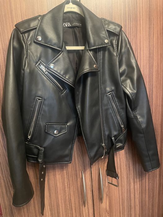 Дамски кожено яке Zara от еко кожа