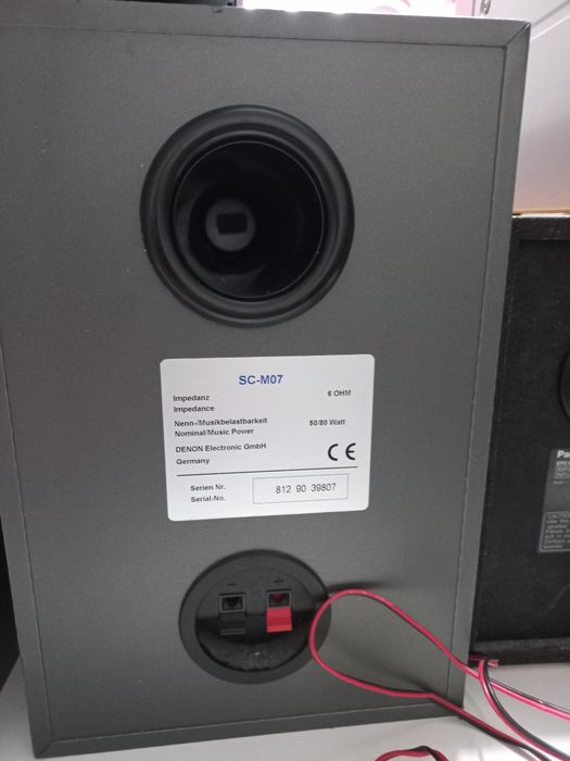 Sistem audio denon si panasonic