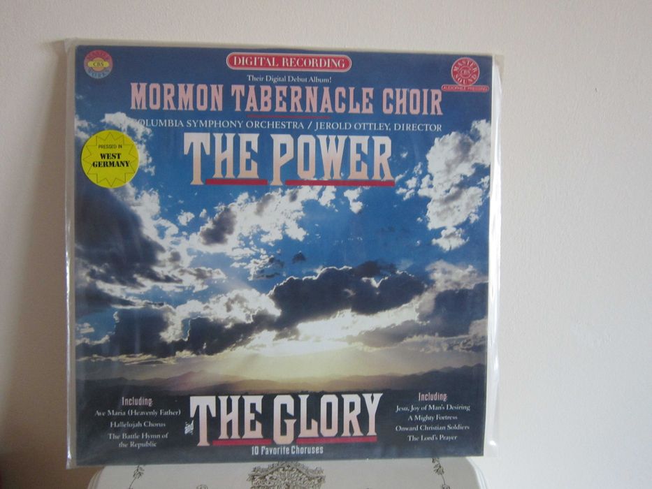 vinil rar Power&Glory Mormon Tabernacle 10 Coruri Favorite 1981 (nou)