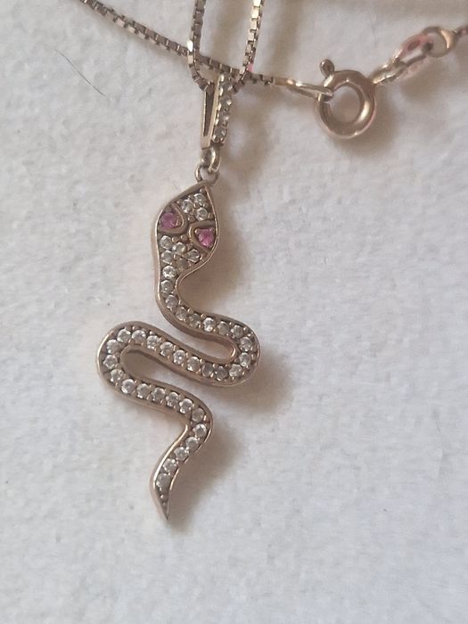 Колие 925 с позлата