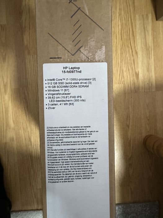Laptop Hp 15 , 512Gb SSD