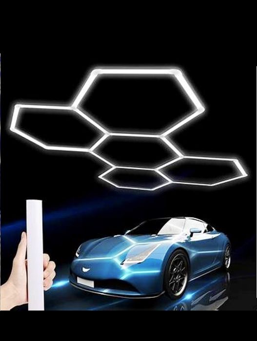 Lumini Led Modulare Hexagon Honeycomb 192W Lumina 6500K  243 x 166cm