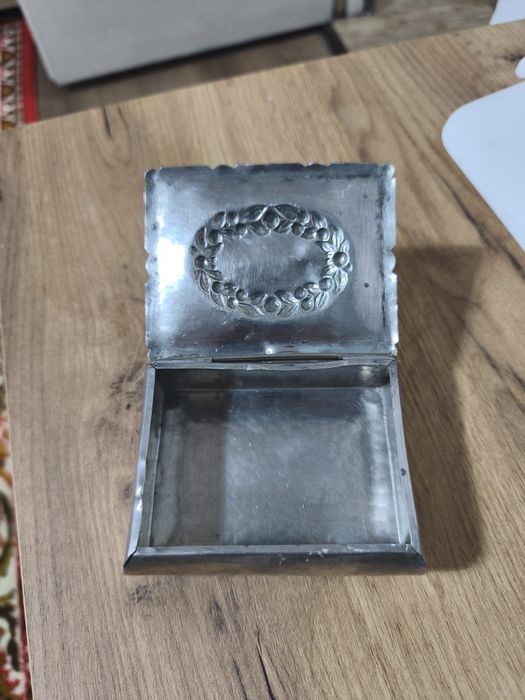 Cutie bijuterii din argint puritate mare veche