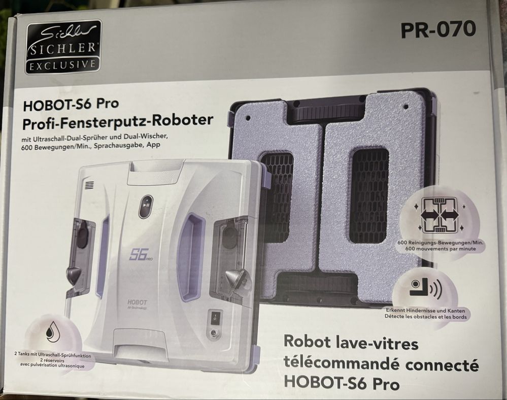 Електрически робот за почистване на стъкла Hobot S6 Pro