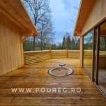 Terasa exterioară-Pardoseală  din lemn impregnata-Deck, gr. 40 mm