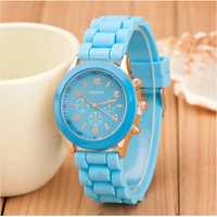 Ceas dama Geneva Silicone Watch Fashion