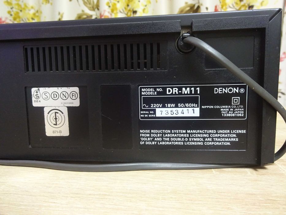 Casetofon deck Denon Drm 11 black