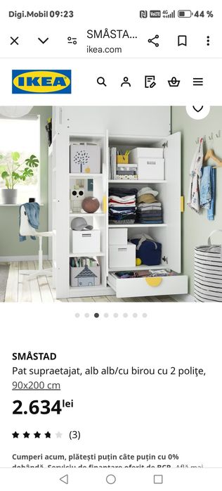 Vând 2 paturi pt copii