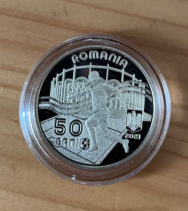 Moneda 50 bani 2019/2021 PROOF - Campionatul, Papa Francisc