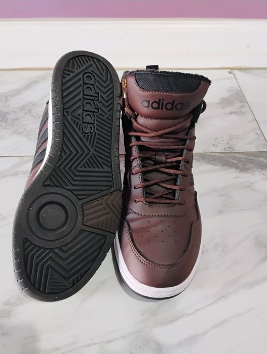 Ghete Adidas Performance Hoops 3.0 Mid Winterzed