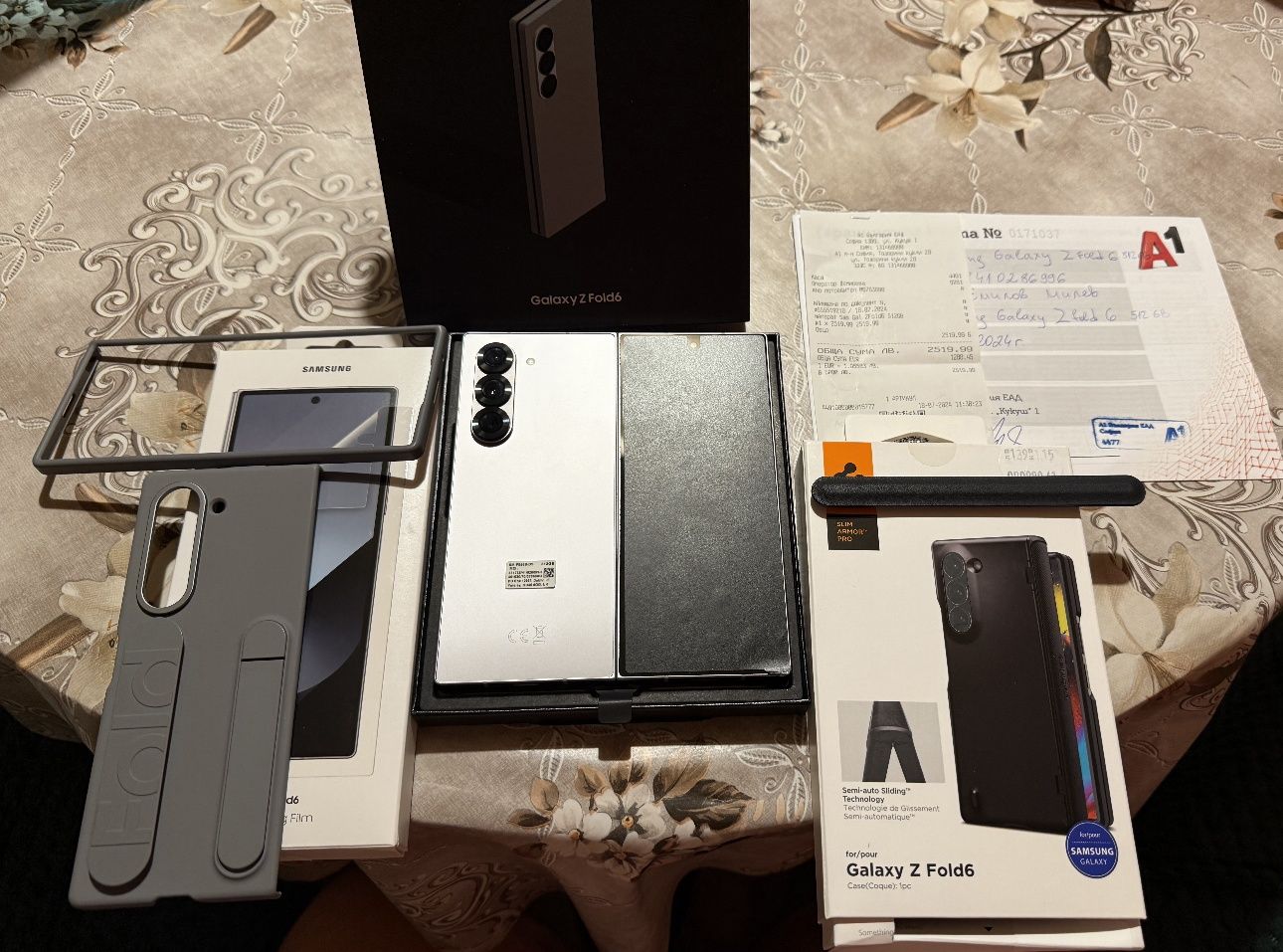 Samsung Z Fold 6 Silver 512GB Като Нов! Гаранция !