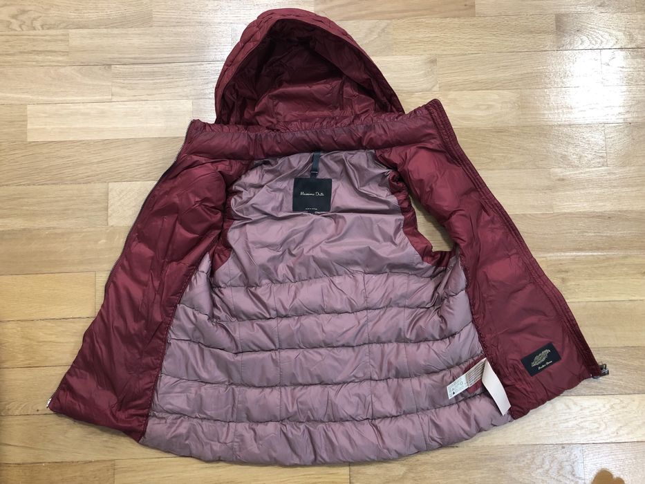 Vesta Massimo Dutti cu pene de rata