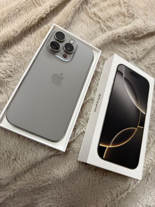 iPhone 16 Pro natural titanium 128Gb fara probleme,defecte