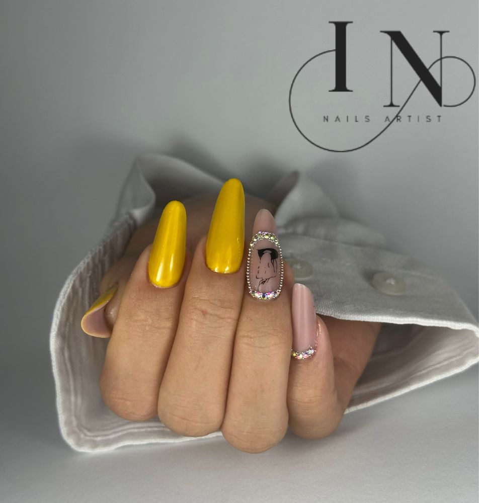 Mani semi/unghii cu gel/pedi semi