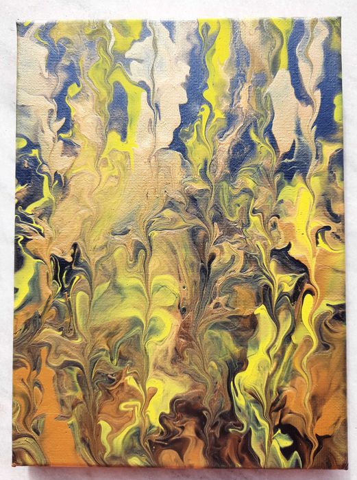 Artă fluidă în unicate cu /fără pictura aplicată