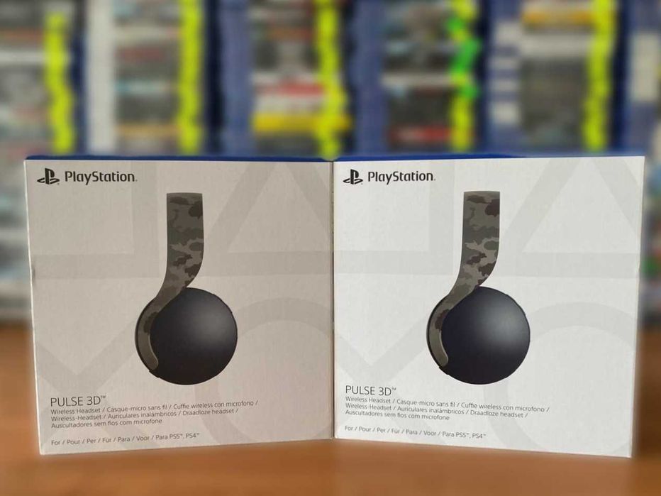Новые Беспроводные Наушники Sony PULSE 3D Grey Camouflage/Камуфляж