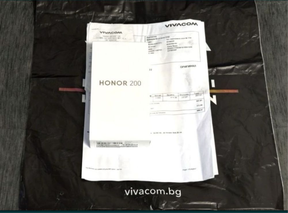 КАТО НОВ 512GB Honor 200 12GB 5G Гаранция Vivacom 2026 Black / Черен
