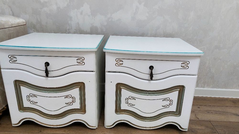 Продам двухспальный кровать+комод