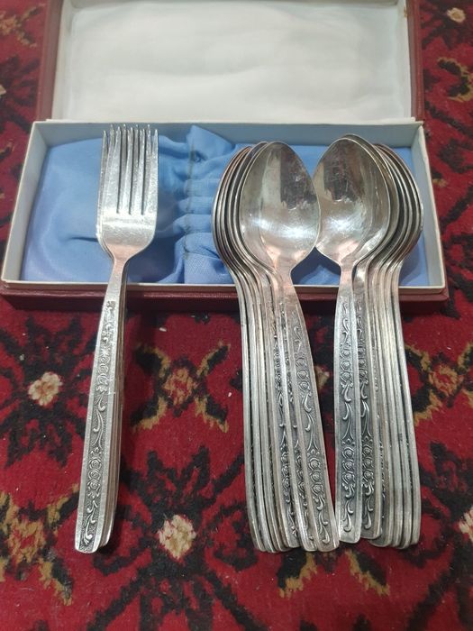 Ложки чайные мельхиор