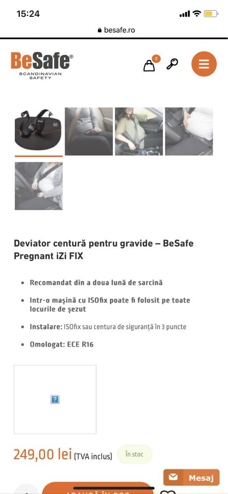 Deviator centura Stokke Be Safe - Nou