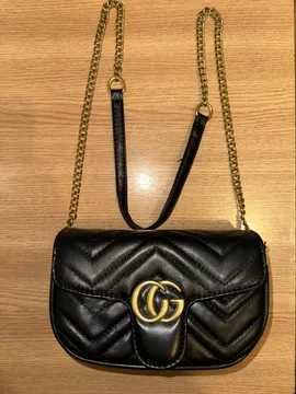 Geanta Gucci Black Mini GG Marmont