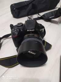 Фотоаппарат Nikon d3400 + объектив Nikon 50mm 1:1,8 G.;