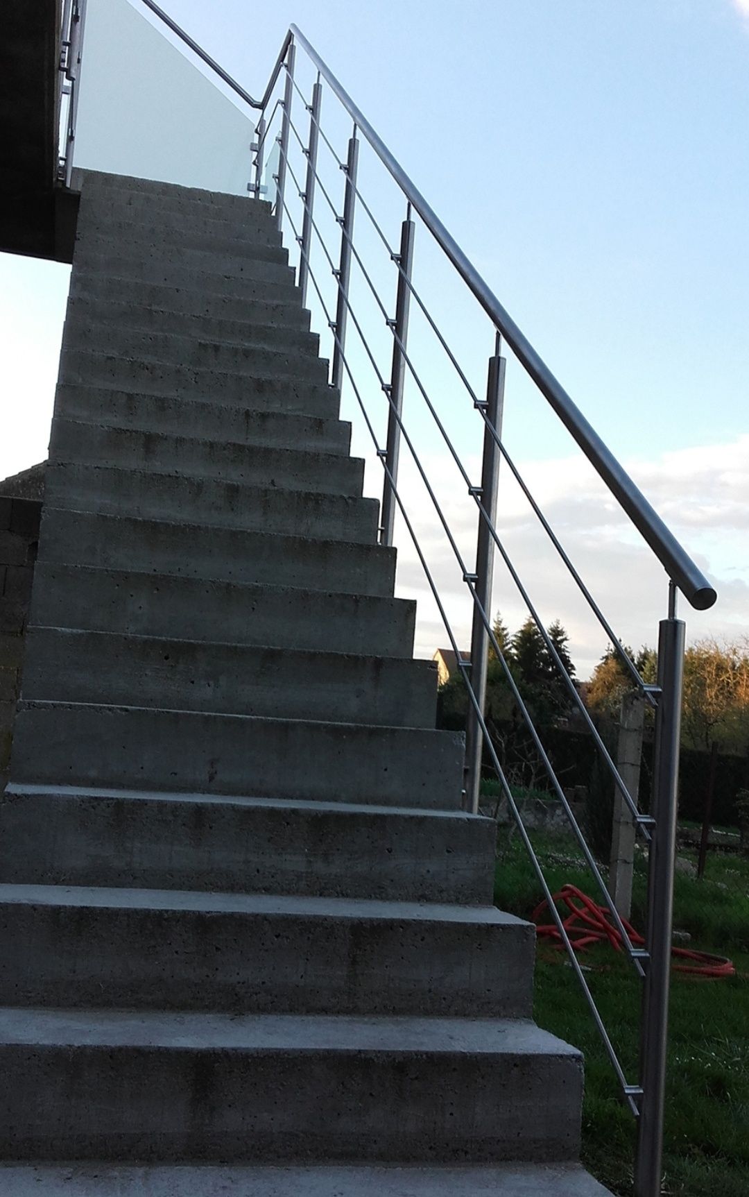 balustrade din fier și inox