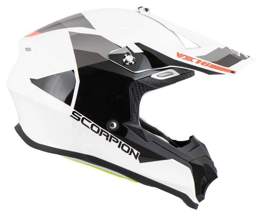 Мотокросс Каска SCORPION VX-16 EVO AIR SPECTRUM White-Silver L,XL,XL