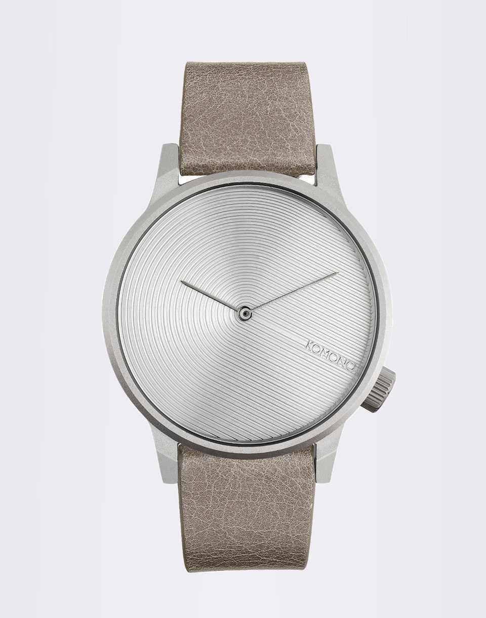 Часовник KOMONO WINSTON DECO DOVE Watch Unisex, кожена каишка